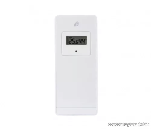 Auriol 4-LD6413-1 Design vezeték nélküli időjárás állomás színes kijelzővel (DCF rádióvezérelt), 100 m kültéri érzékelővel, fehér