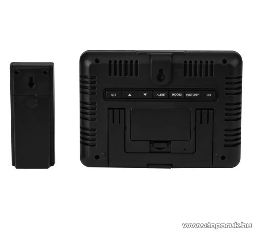 Auriol 4-LD6774-1 BK V25 Station vezeték nélküli időjárás állomás (DCF rádióvezérelt), 100 m kültéri érzékelővel, fekete