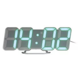 Auriol 4-LD6915 digitális LED kijelzős asztali és fali óra távirányítóval, dátum és hőmérséklet kijelzéssel