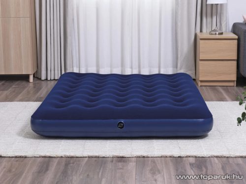 Bestway 471254 Kétszemélyes dupla légágy matrac kepingezéshez, sötétkék, 191 x 137 x 22 cm