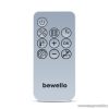 Bewello BW2104 Elektromos fali hősugárzó törölközőtartóval és távirányítóval, 800 / 2000 W, fehér 