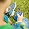 BRESSER Junior 16264 BLUE Profi Adó vevő készlet, gyermek walkie-talkie,  6 km-es hatótávolságú (Kék)