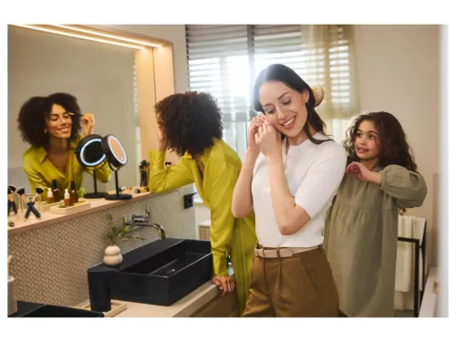 Cien Beauty 516721 LED kozmetikai tükör 4 db AAA elemmel