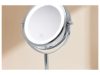 Cien BEAUTY LED-es asztali álló kozmetikai tükör fényerőszabályzós érintő kapcsolóval és memória funkcióval, 360 fokban átfordítható tükörlappal (13 cm) 5x nagyítással