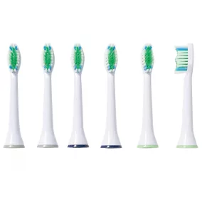   Cien CBZKS 6 A1 Fogkefe tartalék fej (pótfej) Nevadent és Philips Sonicare típusú fogkeféhez, 6 db / csomag