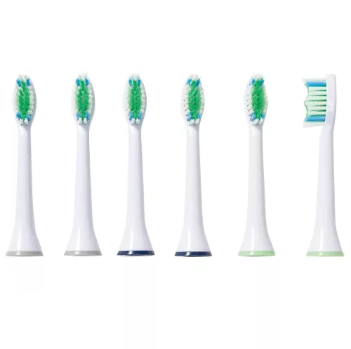 Cien CBZKS 6 A1 Fogkefe tartalék fej (pótfej) Nevadent és Philips Sonicare típusú fogkeféhez, 6 db / csomag