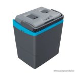   Crivit CoolBox CEK 29 B4 30L ECO Hálózati / autós elektromos hűtőtáska fűtés funkcióval, 30 literes, szürke-kék
