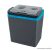 Rocktrail REK 29 C1 CoolBox ECO Hálózati / autós elektromos hűtőtáska fűtés funkcióval, 29 literes, szürke-kék