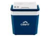 Crivit CKB 20-Li A1 SOLO Autós / hálózati / akkus hűtő fűtő elektromos hűtőtáska, 24 literes / 12V DC / 20V DC / 230V AC (ParkSide akku és töltő nélkül)
