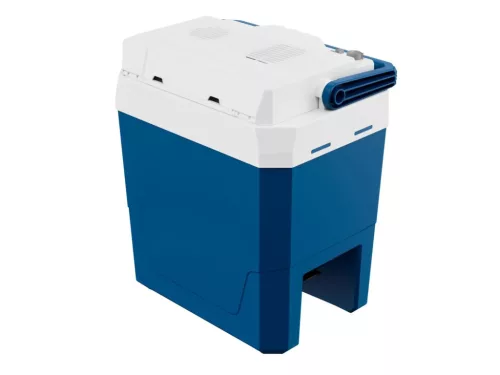 Crivit CKB 20-Li A1 SOLO Autós / hálózati / akkus hűtő fűtő elektromos hűtőtáska, 24 literes / 12V DC / 20V DC / 230V AC (ParkSide akku és töltő nélkül)