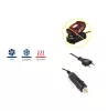 Crivit CKB 20-Li A1 SOLO Autós / hálózati / akkus hűtő fűtő elektromos hűtőtáska, 24 literes / 12V DC / 20V DC / 230V AC (ParkSide akku és töltő nélkül)