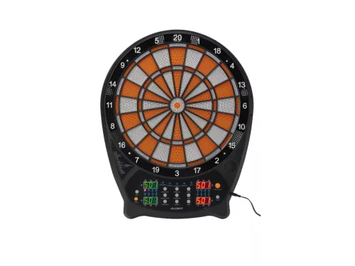 Crivit elektromos darts céltábla beltéri használatra, narancs-fehér kivitelben