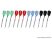 Crivit 4x LED kijelzős elektromos darts tábla készlet, 3 x 4 dart szettel (hálózati adapterrel és póthegyekkel), piros-kék színű