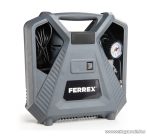   FERREX 820853 Sűrített levegős szivattyú dugattyús kompresszorral (táska kompresszor), 1,1 KW