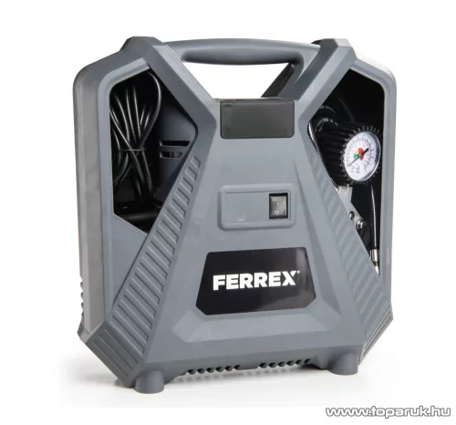 FERREX 820853 Sűrített levegős szivattyú dugattyús kompresszorral (táska kompresszor), 1,1 KW