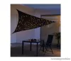 Florabest Napvitorla, árnyékoló vászon meleg fehér LED világítással, 3,2 x 3 x 3,2 m