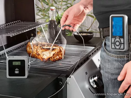 Grill Meister GFGT 433 B2 BBQ vezeték nélküli rádiós grillhőmérő