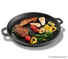 Grill Meister 446309 Öntöttvas grillserpenyő, 2,8 literes (40,5 x 3 cm)