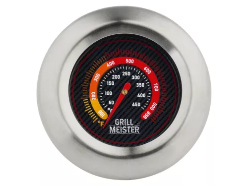 A Grill Meister pizzasütő kompakt kialakítása behajtható lábakkal a könnyű hordozhatóságért.