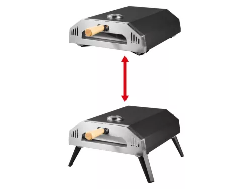 Grill Meister GGPO 4000 B1 PIZZABOX Gázos pizzakemence (gázüzemű pizza kemence), 400°C, 30 cm, PB gázos