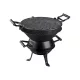 Grill Meister HG08199 robusztus faszenes grillhordó 35 cm-es rácsszélességgel