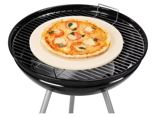 Grillmeister HG08760A Kör alakú kordierit pizzasütő kő (pizzakő), 38 x 1,2 cm