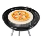   Grillmeister HG08760A Kör alakú kordierit pizzasütő kő (pizzakő), 38 x 1,2 cm
