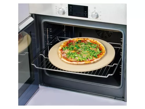 Grillmeister HG08760A Kör alakú kordierit pizzasütő kő (pizzakő), 38 x 1,2 cm