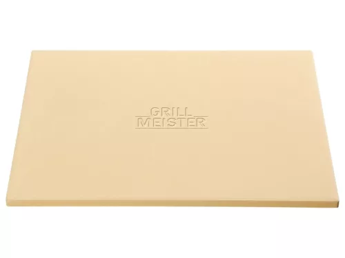 Grillmeister HG08760B Négyzet alakú kordierit pizzasütő kő (pizzakő), 30 x 38 x 1,2 cm