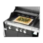   Grillmeister HG08760B Négyzet alakú kordierit pizzasütő kő (pizzakő), 30 x 38 x 1,2 cm