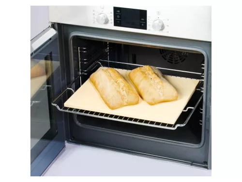 Grillmeister HG08760B Négyzet alakú kordierit pizzasütő kő (pizzakő), 30 x 38 x 1,2 cm