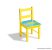 Livarno Home KT-9480 Otthoni gyermekasztal 2 székkel, szafari motívumokkal
