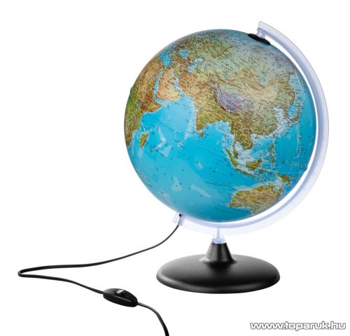 (ESZTÉTIKAI SÉRÜLT) Livarno Home 2025 GLOBUS LED világító földgömb, 30 cm