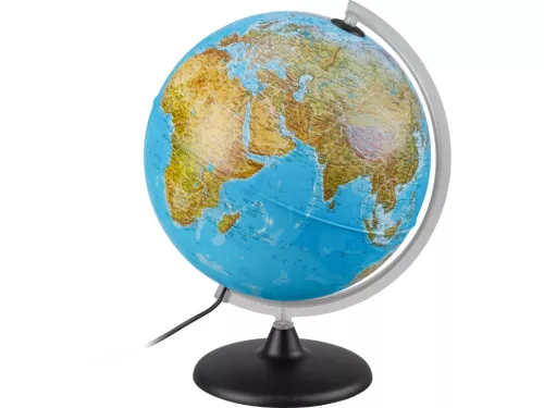 Livarno Home 2025 GLOBUS LED világító földgömb, magyar feliratos 30 cm