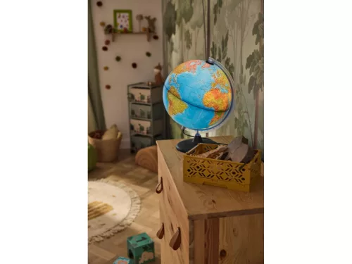 Livarno Home 2025 GLOBUS LED világító földgömb, magyar feliratos 30 cm