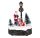 Livarno Home HG11724B Santa Claus karácsonyi falu világítással és zenével, 3 LED-del,  9,6 x 5,8 x 13,1 cm