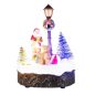   Livarno Home HG11724B Santa Claus karácsonyi falu világítással és zenével, 3 LED-del,  9,6 x 5,8 x 13,1 cm