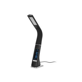 LIVARNO home asztali LED lámpa LCD kijelzővel, fekete