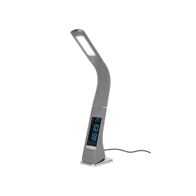 LIVARNO home asztali LED lámpa LCD kijelzővel szürke