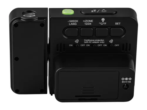 LIVARNO 4-LD7175 projektoros ébresztőóra kezelőgombokkal és USB-C csatlakozóval