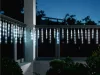 LIVARNO Home EZ-16516/WH Kültéri 15 db olvadó, csepegő jégcsap füzér 6 órás időzítővel, 148 db hideg fehér LED-es futófénnyel, 12,6 m