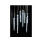   LIVARNO Home EZ-16516/WH Kültéri 15 db olvadó, csepegő jégcsap füzér 6 órás időzítővel, 148 db hideg fehér LED-es futófénnyel, 12,6 m