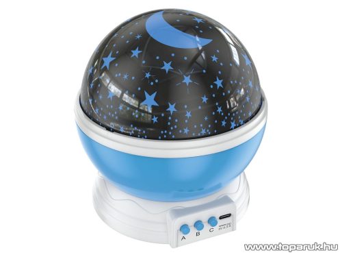 Livarno Home HG06101A LED-es csillagos égbolt kivetítő lámpa, mini projektor, hangulatvilágítás, kék