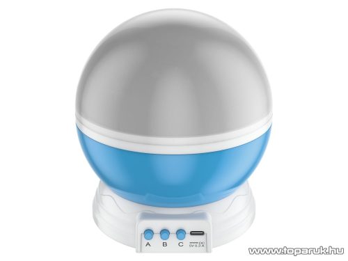 Livarno Home HG06101A LED-es csillagos égbolt kivetítő lámpa, mini projektor, hangulatvilágítás, kék