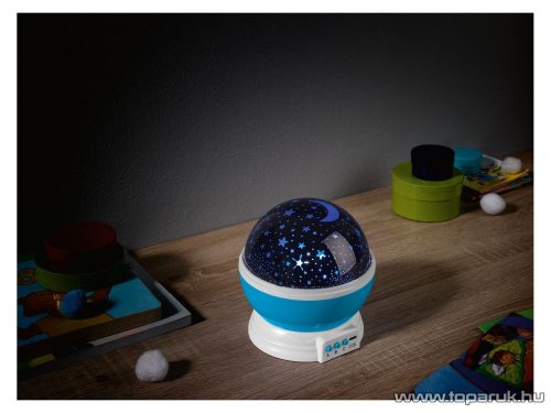 Livarno Home HG06101A LED-es csillagos égbolt kivetítő lámpa, mini projektor, hangulatvilágítás, kék