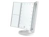 Cien BEAUTY (Livarno Home) CKLK 6 A3 WH Két oldalán behajtható és dönthető LED-es kozmetikai sminktükör 2 nagyítási fokozattal (2x és 5x), fehér
