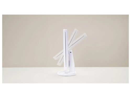 Cien BEAUTY (Livarno Home) CKLK 6 A3 WH Két oldalán behajtható és dönthető LED-es kozmetikai sminktükör 2 nagyítási fokozattal (2x és 5x), fehér