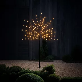   LIVARNO home Kültéri LED-es virágzó cseresznyefa, világító dekoráció időzítő funkcióval, 200 db meleg fehér LED-del, 150 cm magas (HG06586A)