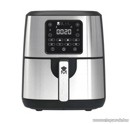 Masterpro BGMP-9321-HU Digitális érintőgombos forrólevegős olaj nélküli légkeveréses Air Fryer sütő, olajsütő, fritőz, 4 literes, 1500 W