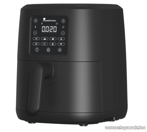 Masterpro BGMP-9322 L Digitális érintőgombos forrólevegős olaj nélküli légkeveréses Air Fryer sütő, olajsütő, fritőz, 4 literes, 1500 W